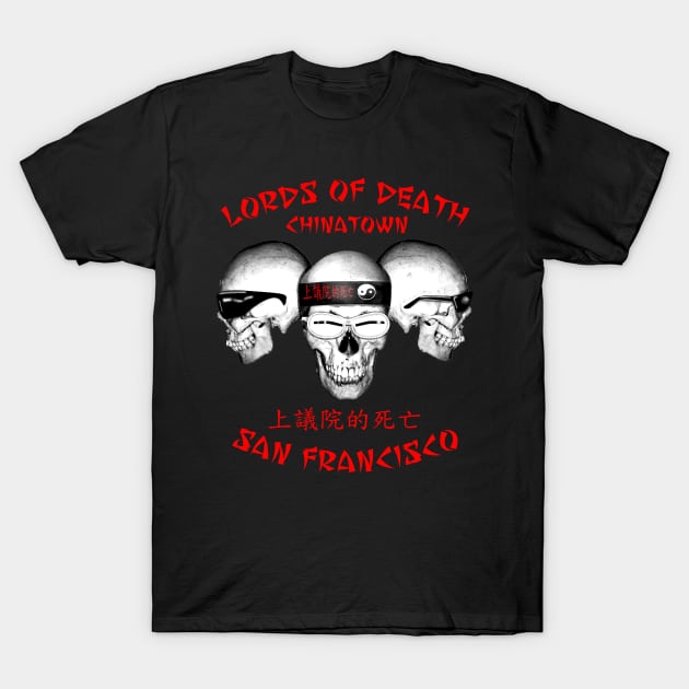 Lords of Death: Big Trouble in Little China T-Shirt by sinistergrynn